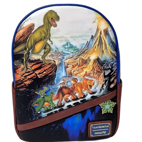 Loungefly The Land Before Time Mini Backpack - Picture 4 of 6